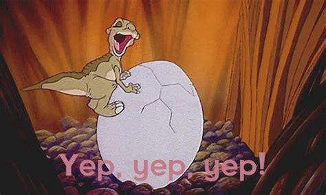 yep yep yep ducky|The Land Before Time (1988) .